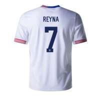 Camiseta Estados Unidos Giovanni Reyna #7 Primera Equipación Copa America 2024 manga corta